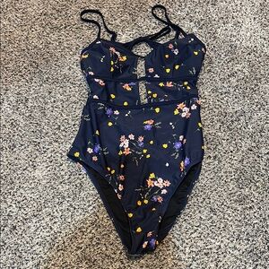 Floral One Piece Swimwear